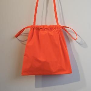 DRAWSTRING BAG WITH STRAP SS / Neon Orange  / formuniform
