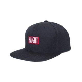 HAIGHT / Box Logo Snap Back Cap - Black