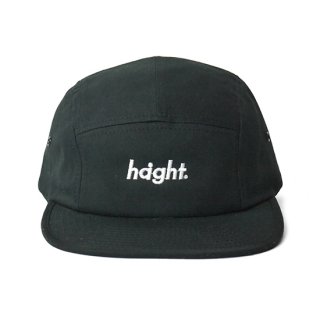 HAIGHT / Round Logo Camp Cap - Black