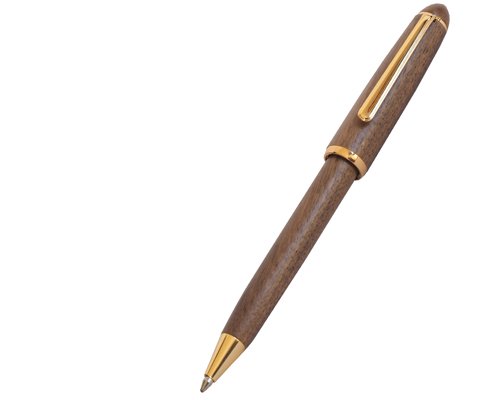 ウッドマックス ボールペン P１０５ W （ 材質：天然木ウオールナット ）