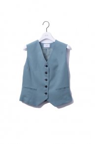 genderless vest/sage green 【NEW YEAR SALE】  </a> <span class=