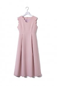 scallop sleeveless  dress/sakura