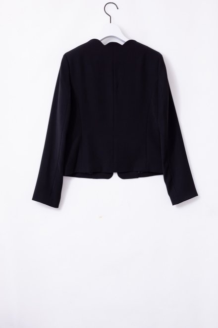 scallop scallop jacket/black - akiki