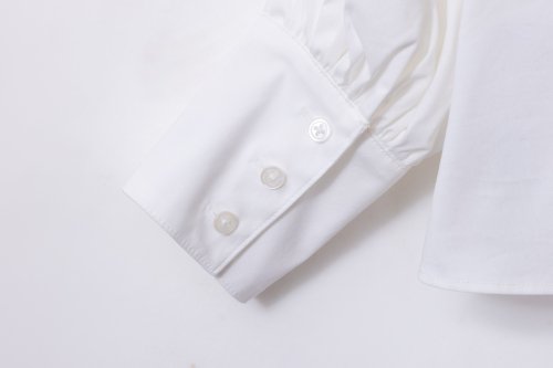 arimatsu peplum blouse/white - akiki