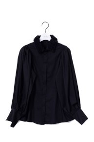 arimatsu  peplum blouse/black
