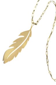 【save the animals】feather charm necklace  </a> <span class=