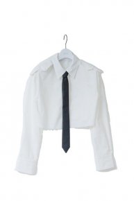 pre ordertie&cropped blouse/white  </a> <span class=
