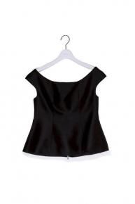 ¡Úpre order¡ÛLe Corolle Silk Wool Top/black