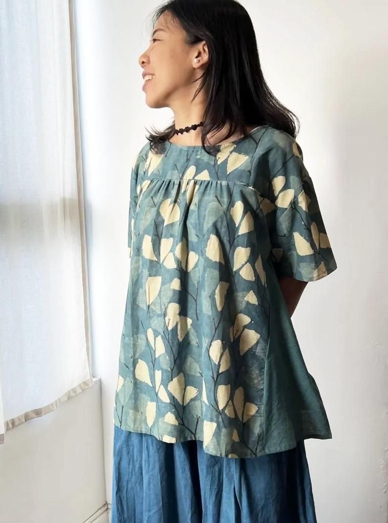 カシュクールワンピース 半袖 B048 bloom - kachua online shop