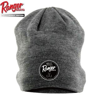 【Ranger Boats レンジャーウェア】Knit Fleece Lined Stocking Cap with Patch - Charcoal